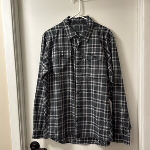 Sitka Size Large Mens Flannel Button Down
